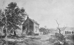 Portobello Farmhouse. From a sepia drawing by W.E. Wellings, developed from a sketch made in 1864.